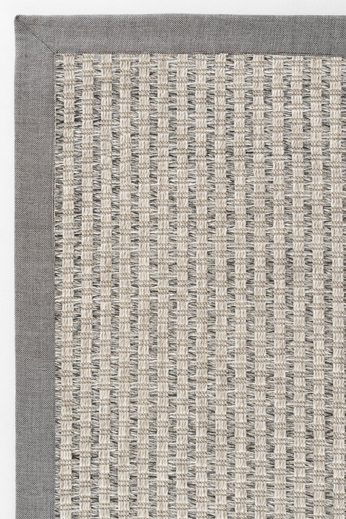 Sisalart Milano 666 Gri Keten Monterey Bordür Sisal Halı