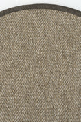 Resmi Galeri görüntüleyiciye yükleyin, Sisalart Boston Keten Monterey Bordür Yuvarlak Sisal Halı