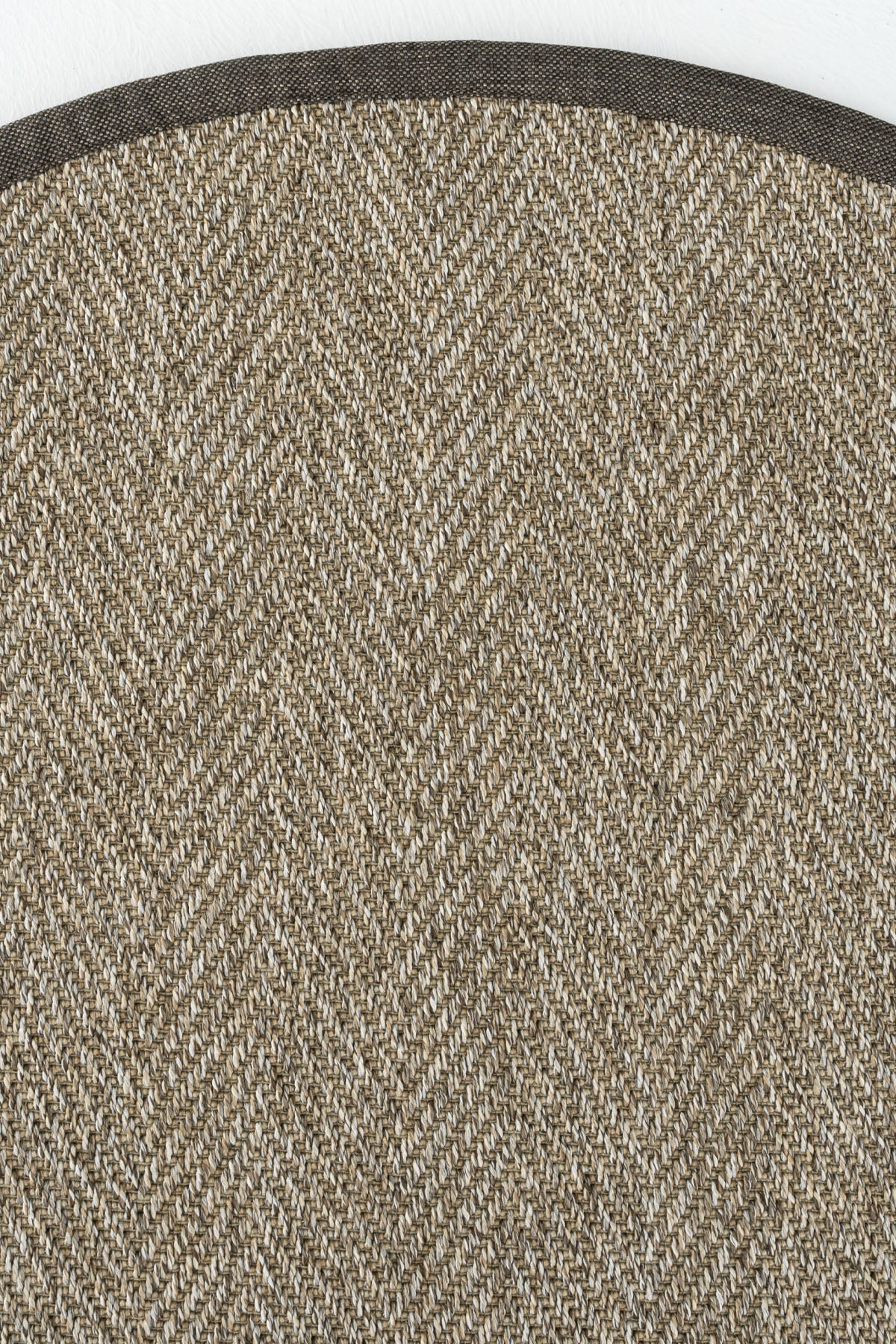 Sisalart Boston Keten Monterey Bordür Yuvarlak Sisal Halı