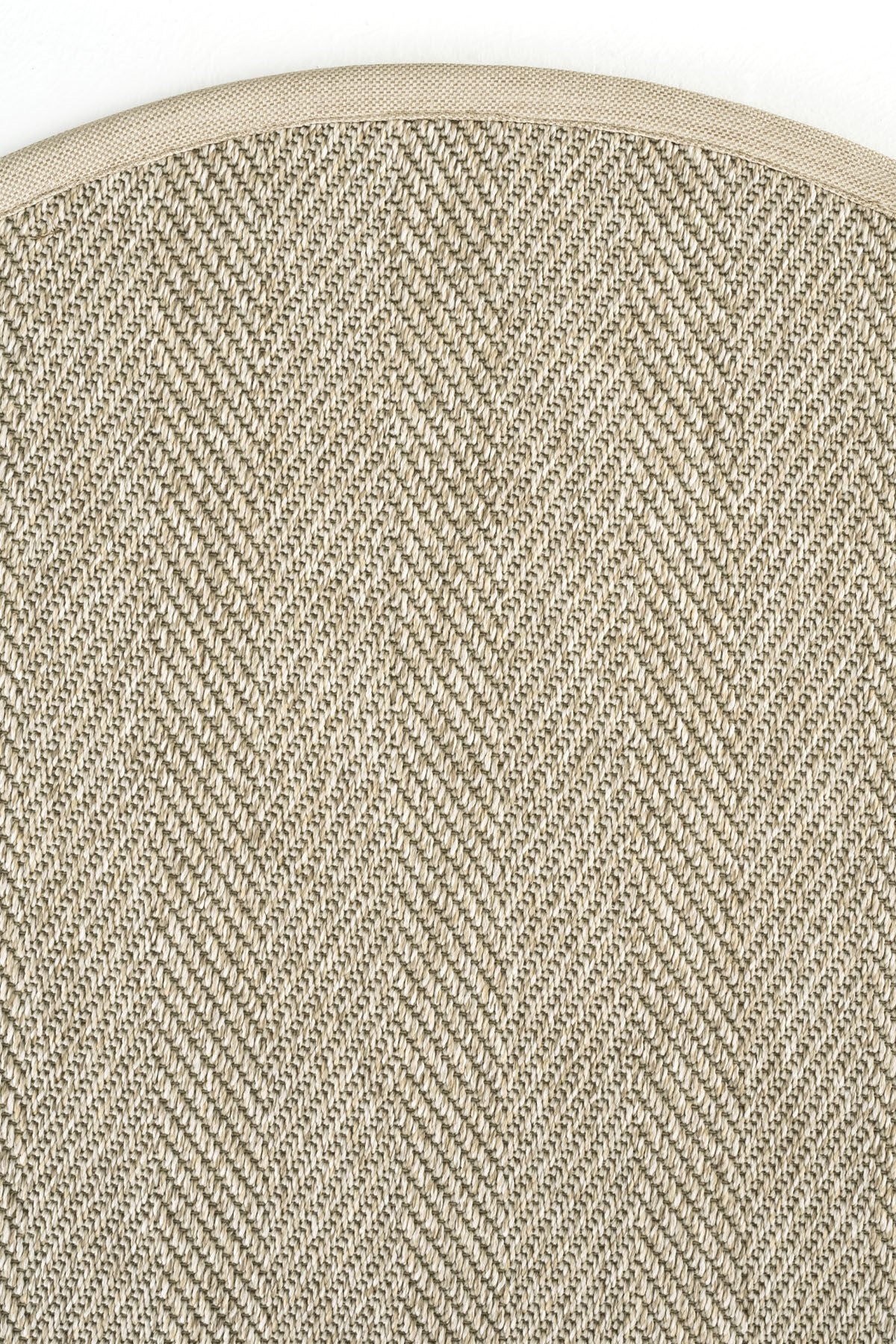 Sisalart Sydney Keten Monterey Bordür Yuvarlak Sisal Halı