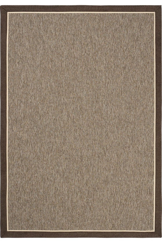 Sisalart Lizbon Keten Napoli Çift Bordür Sisal Halı