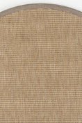 Resmi Galeri görüntüleyiciye yükleyin, Sisalart Madrid Keten Monterey Bordür Yuvarlak Sisal Halı