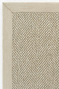 Resmi Galeri görüntüleyiciye yükleyin, Sisalart Sydney Keten Monterey Bordür Sisal Halı