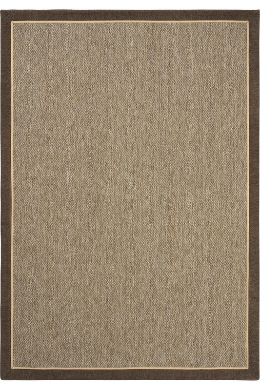 Sisalart Boston Keten Napoli Çift Bordür Sisal Halı
