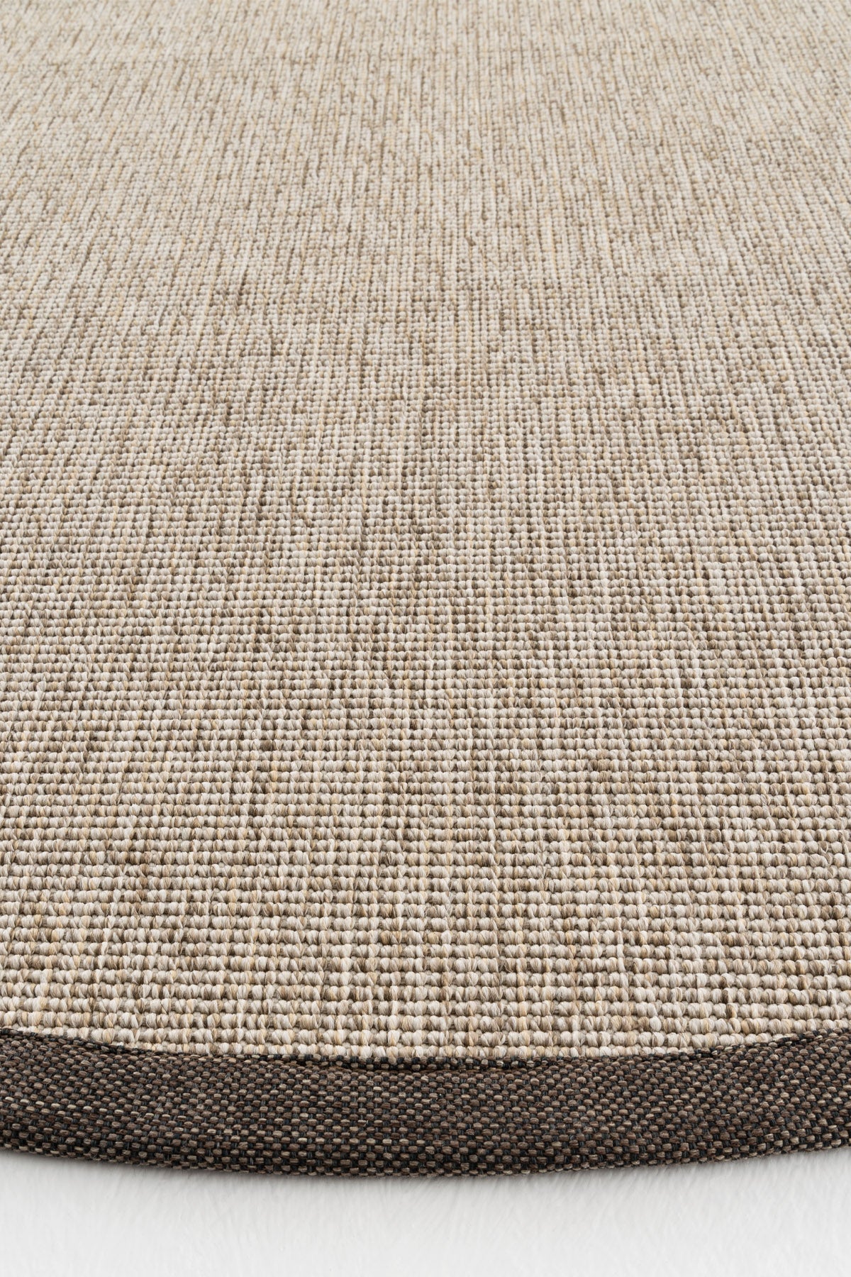 Sisalart Roma Keten Monterey Bordür Yuvarlak Sisal Halı