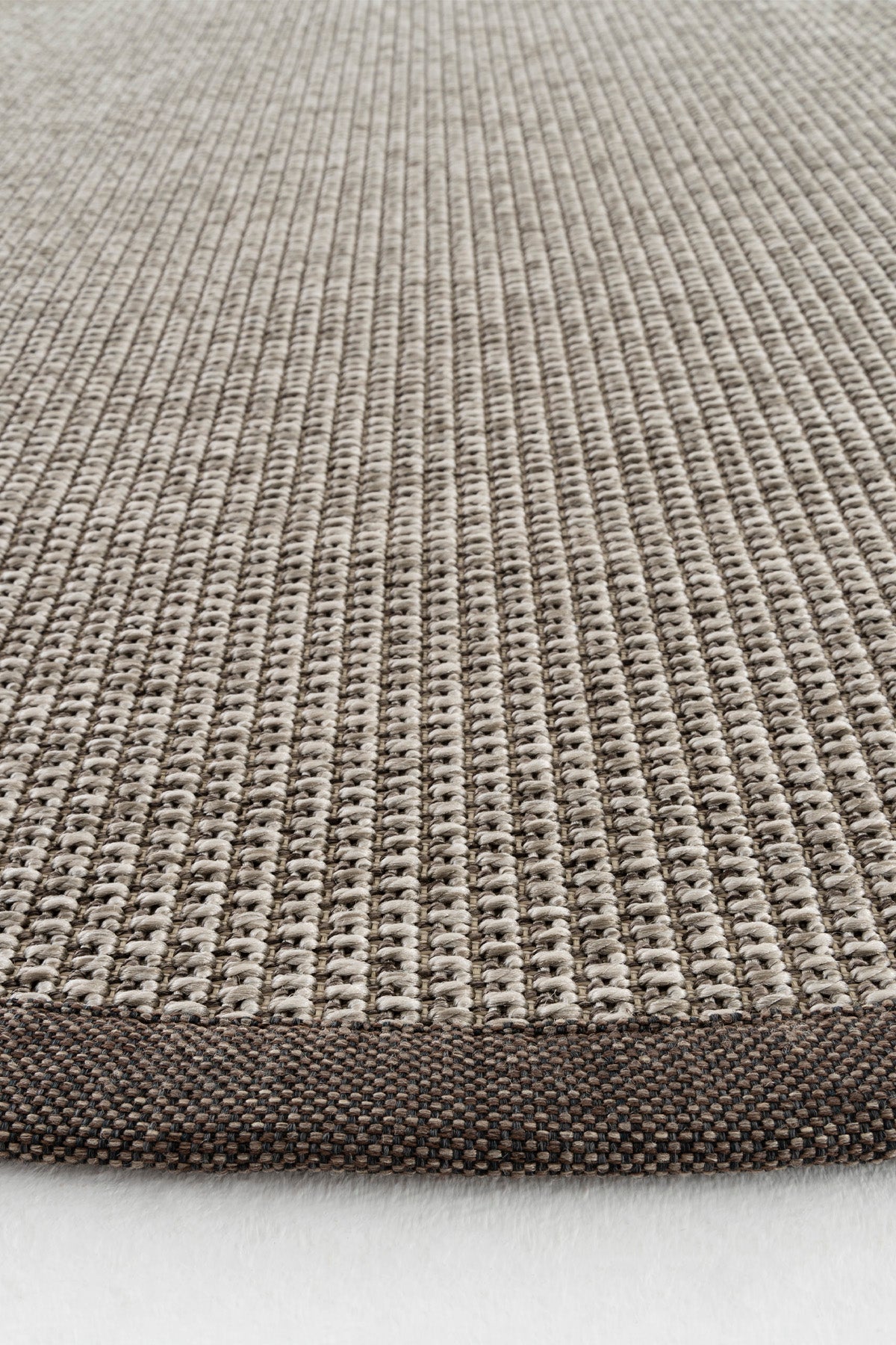 Sisalart Montana Keten Monterey Bordür Yuvarlak Sisal Halı
