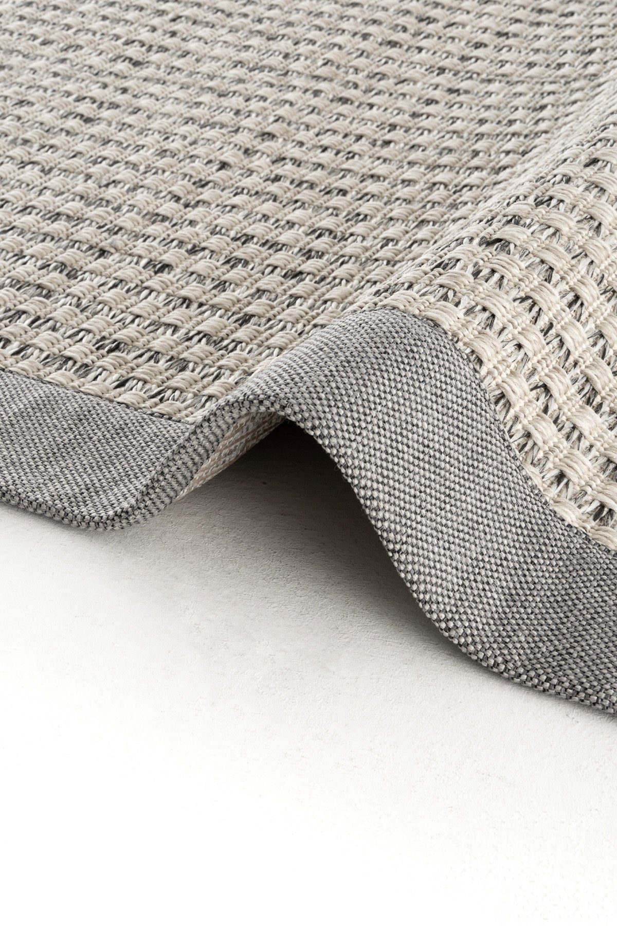 Sisalart Milano 666 Gri Keten Monterey Bordür Sisal Halı