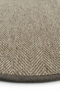 Resmi Galeri görüntüleyiciye yükleyin, Sisalart Boston Keten Monterey Bordür Yuvarlak Sisal Halı