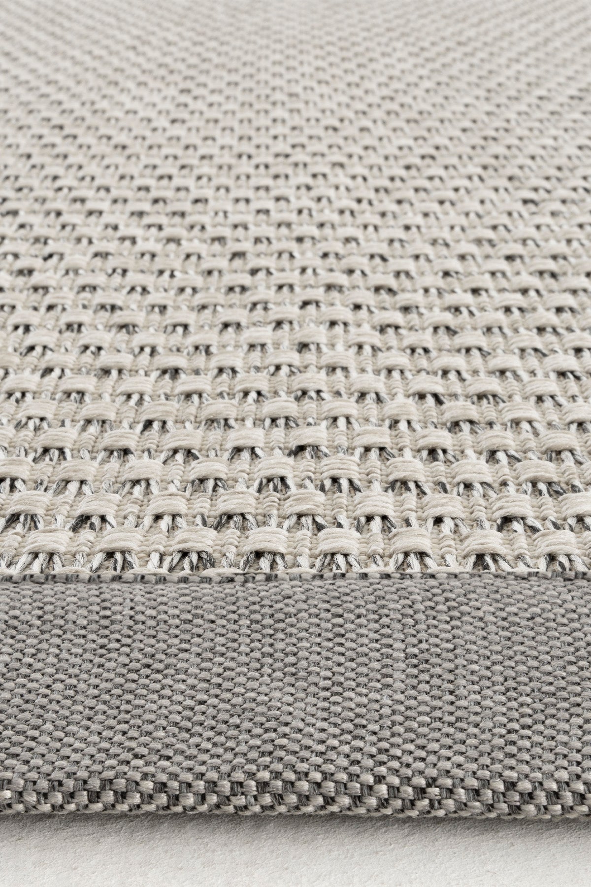 Sisalart Milano 666 Gri Keten Monterey Bordür Sisal Halı