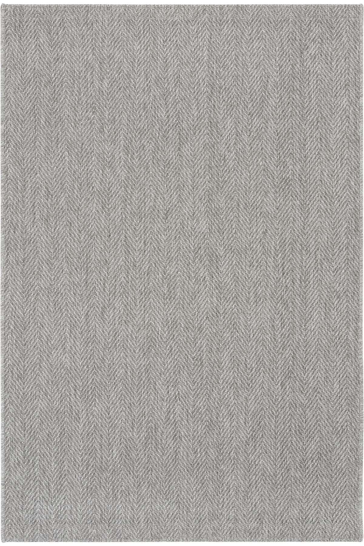 Sisalart Katlamalı Gri Basel Sisal Halı