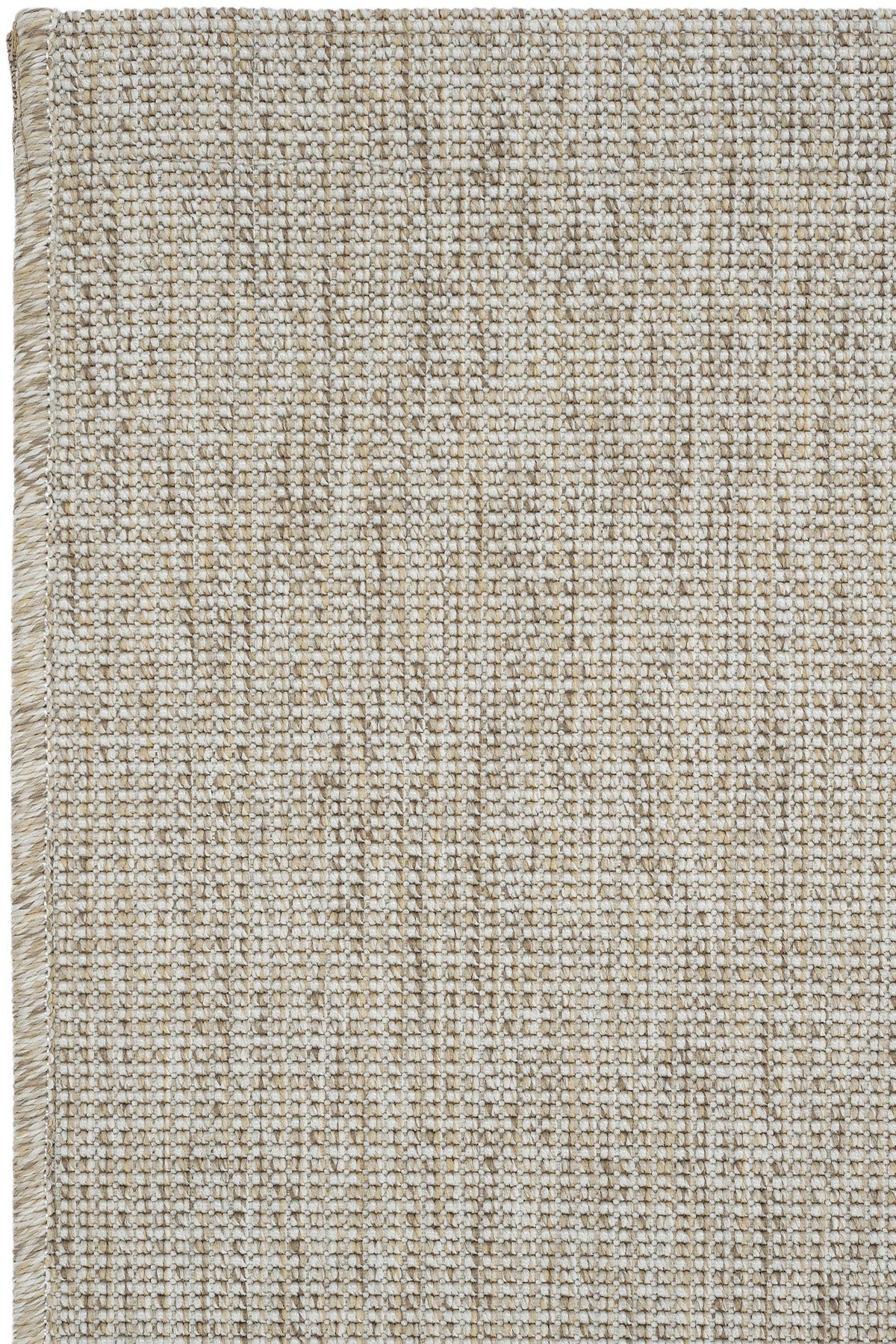 Sisalart Katlamalı Bej Roma Sisal Halı