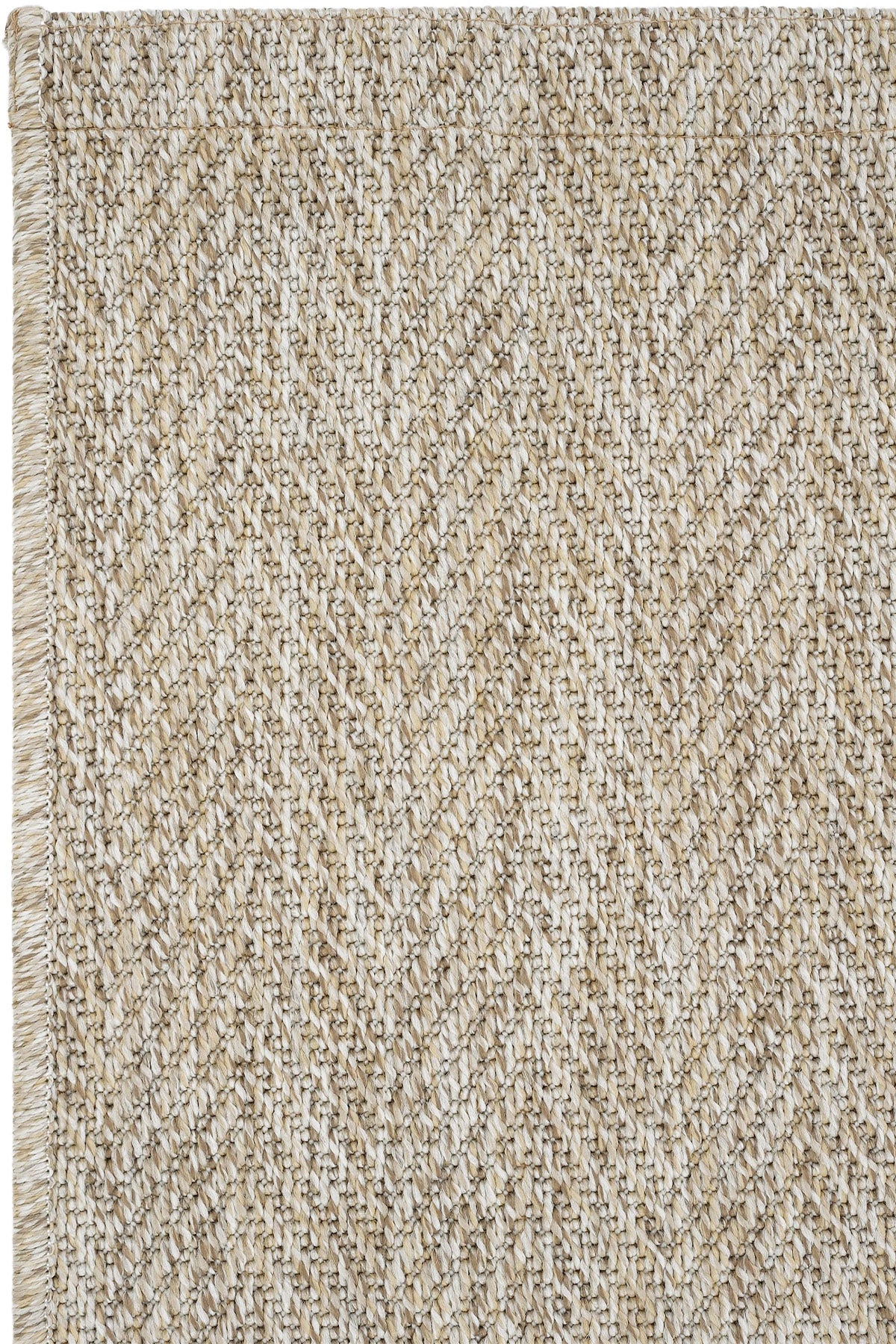 Sisalart Katlamalı Vizon Bej Sydney Sisal Halı