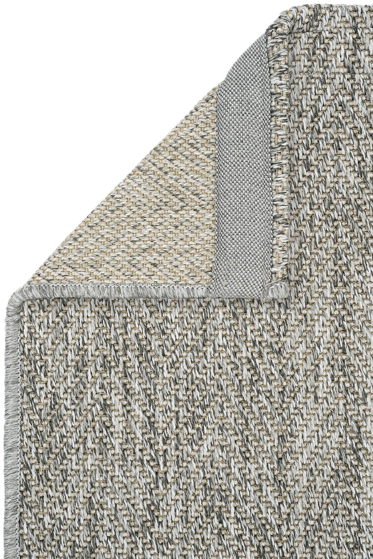 Sisalart Katlamalı Gri Berlin Sisal Halı