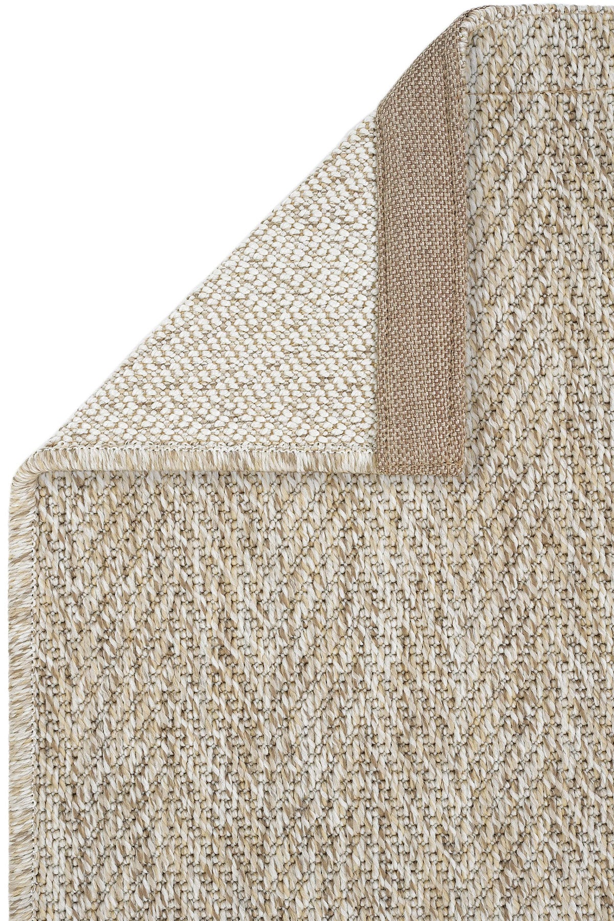 Sisalart Katlamalı Vizon Bej Sydney Sisal Halı