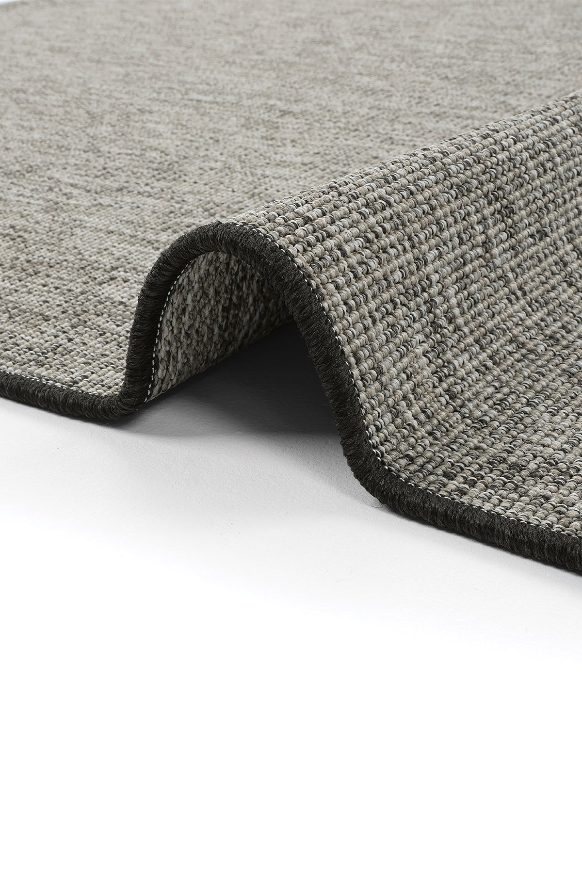 Sisalart Katlamalı Gri Londra Sisal Halı