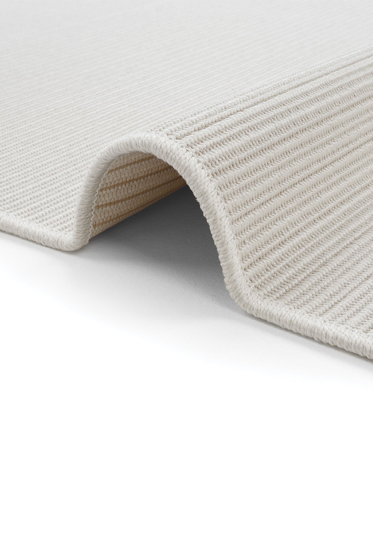 Sisalart Katlamalı Beyaz Oslo Sisal Halı