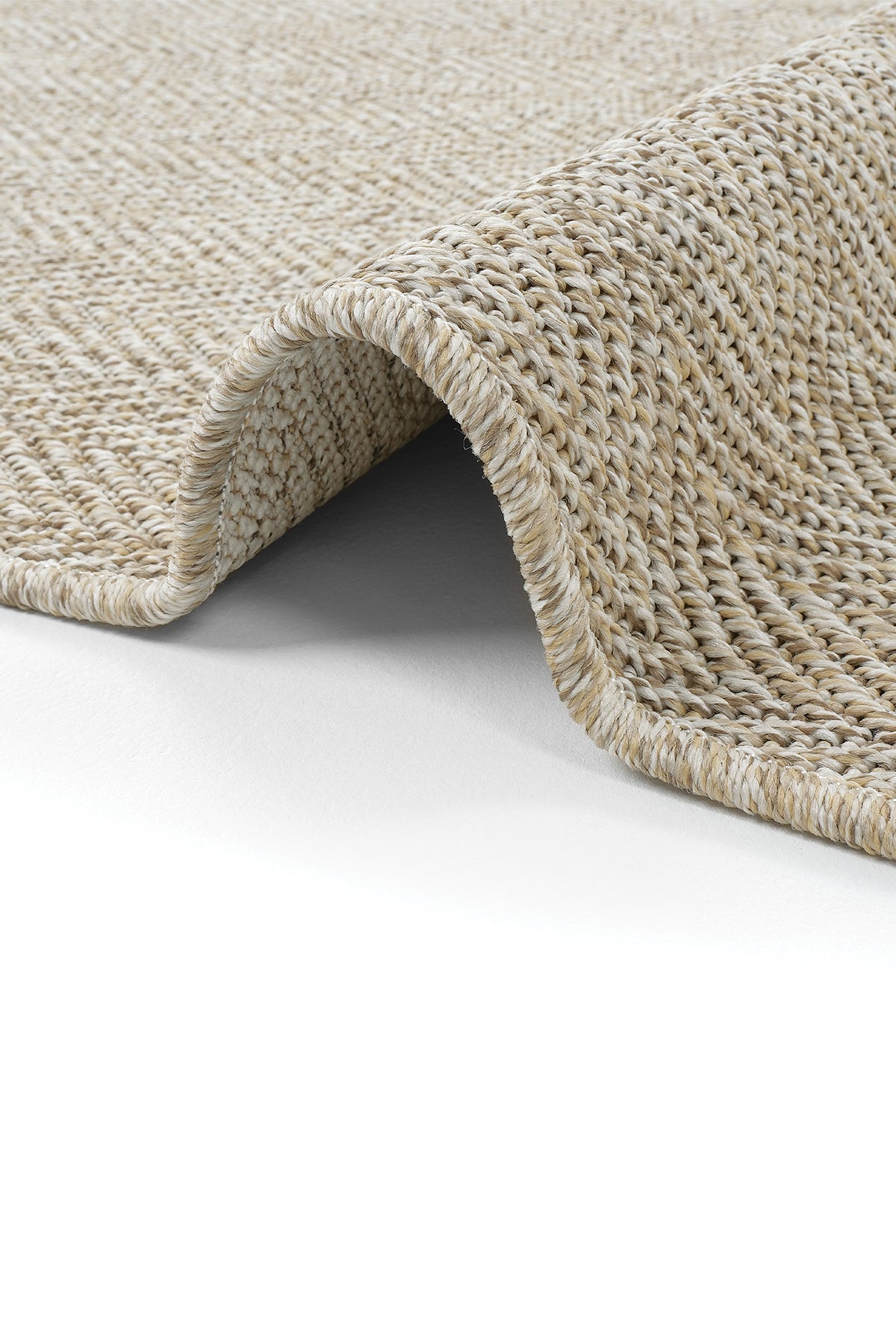 Sisalart Katlamalı Vizon Bej Sydney Sisal Halı