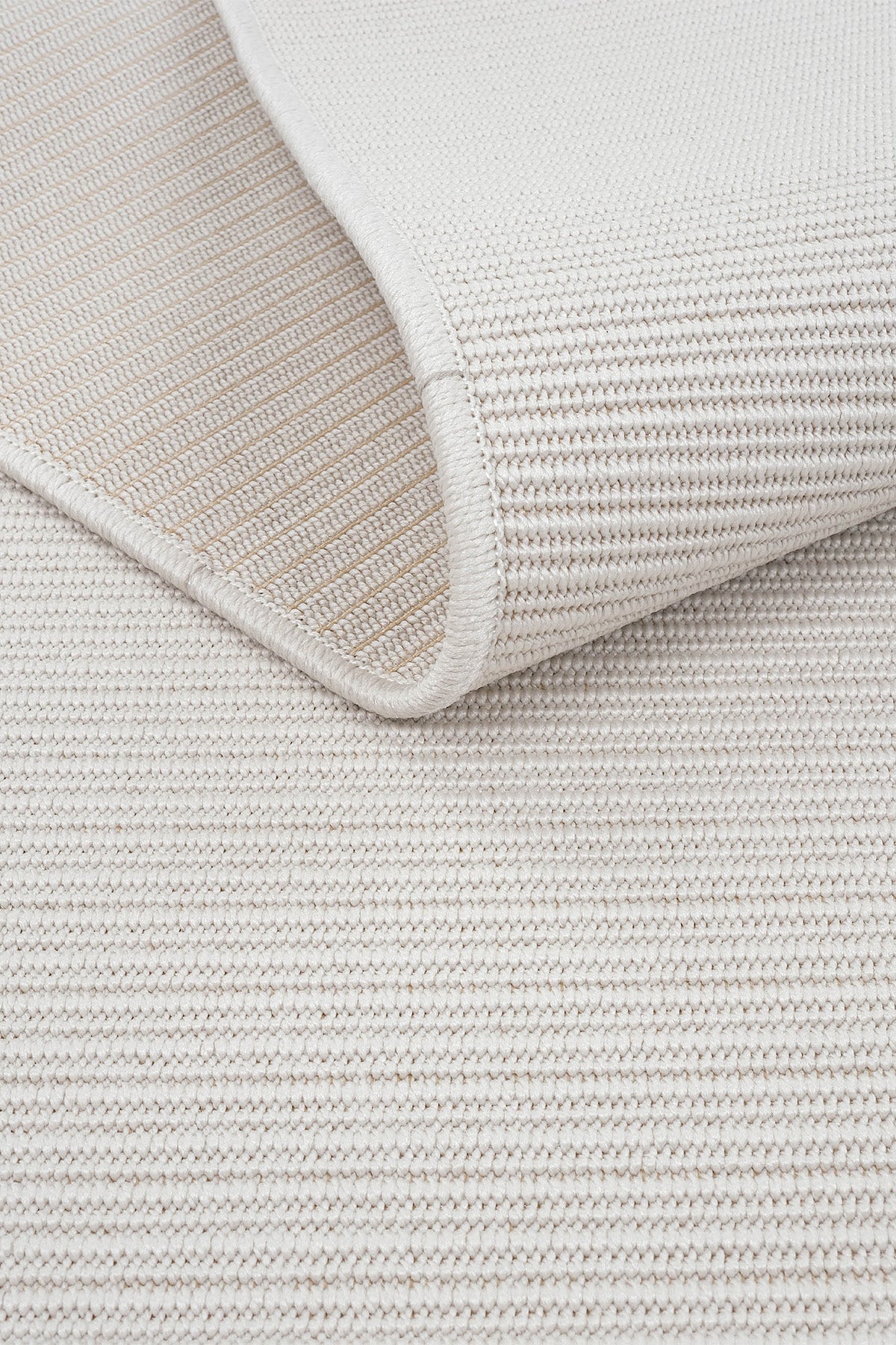 Sisalart Katlamalı Beyaz Oslo Sisal Halı