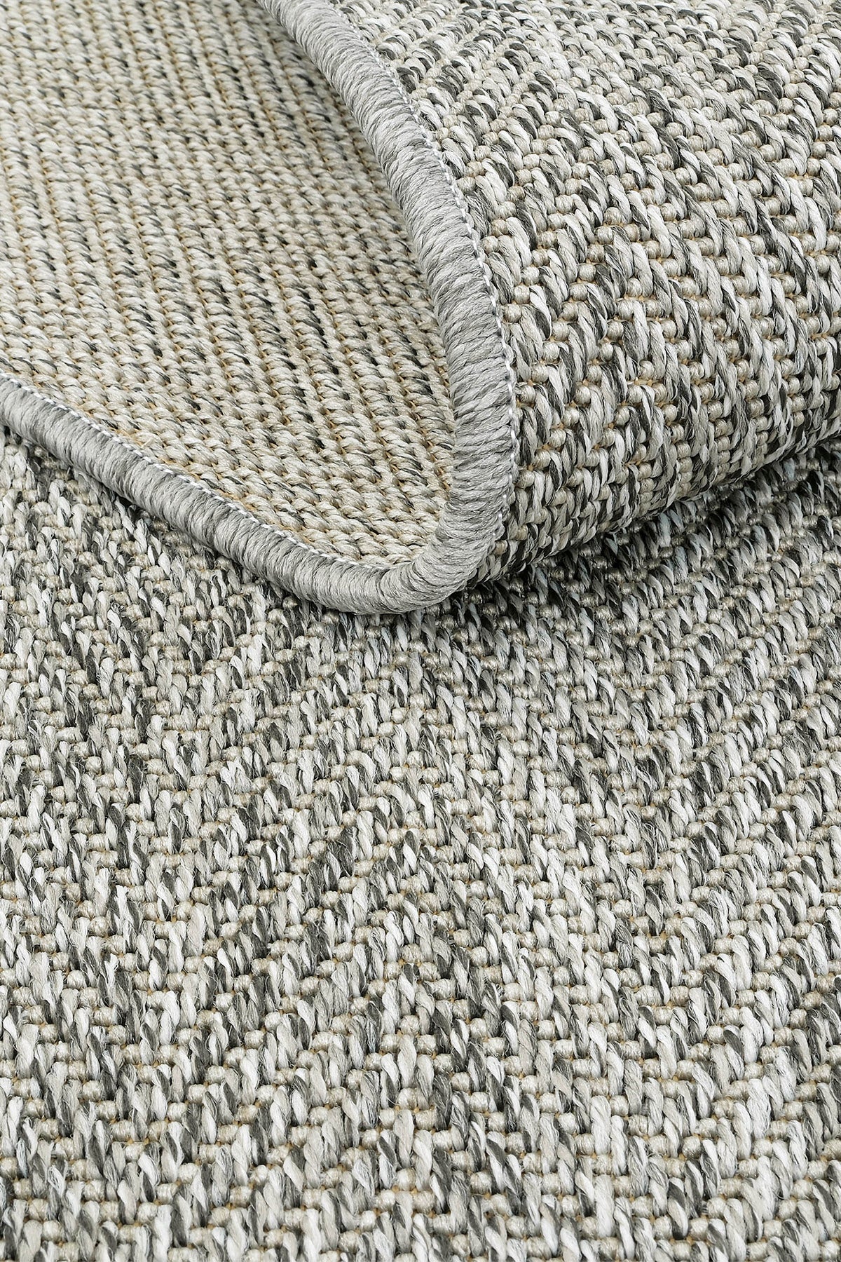 Sisalart Katlamalı Gri Berlin Sisal Halı