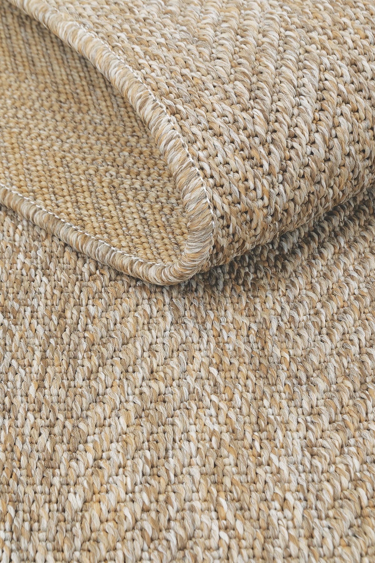 Boston Radius Overloklu Sisal Halı | Sisalart - Sisal Halı