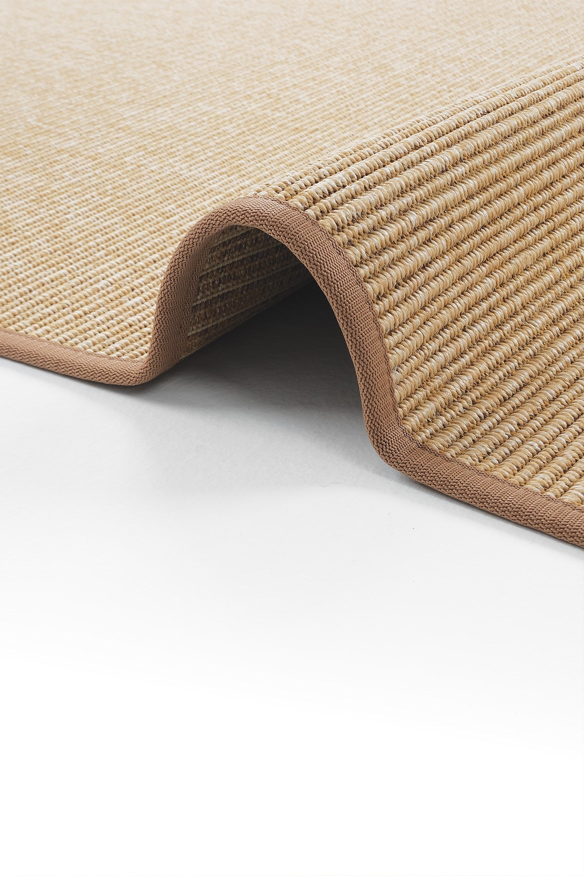 Madrid Vizon Biye Bordürlü Sisal Halı | Sisalart - Sisal Halı