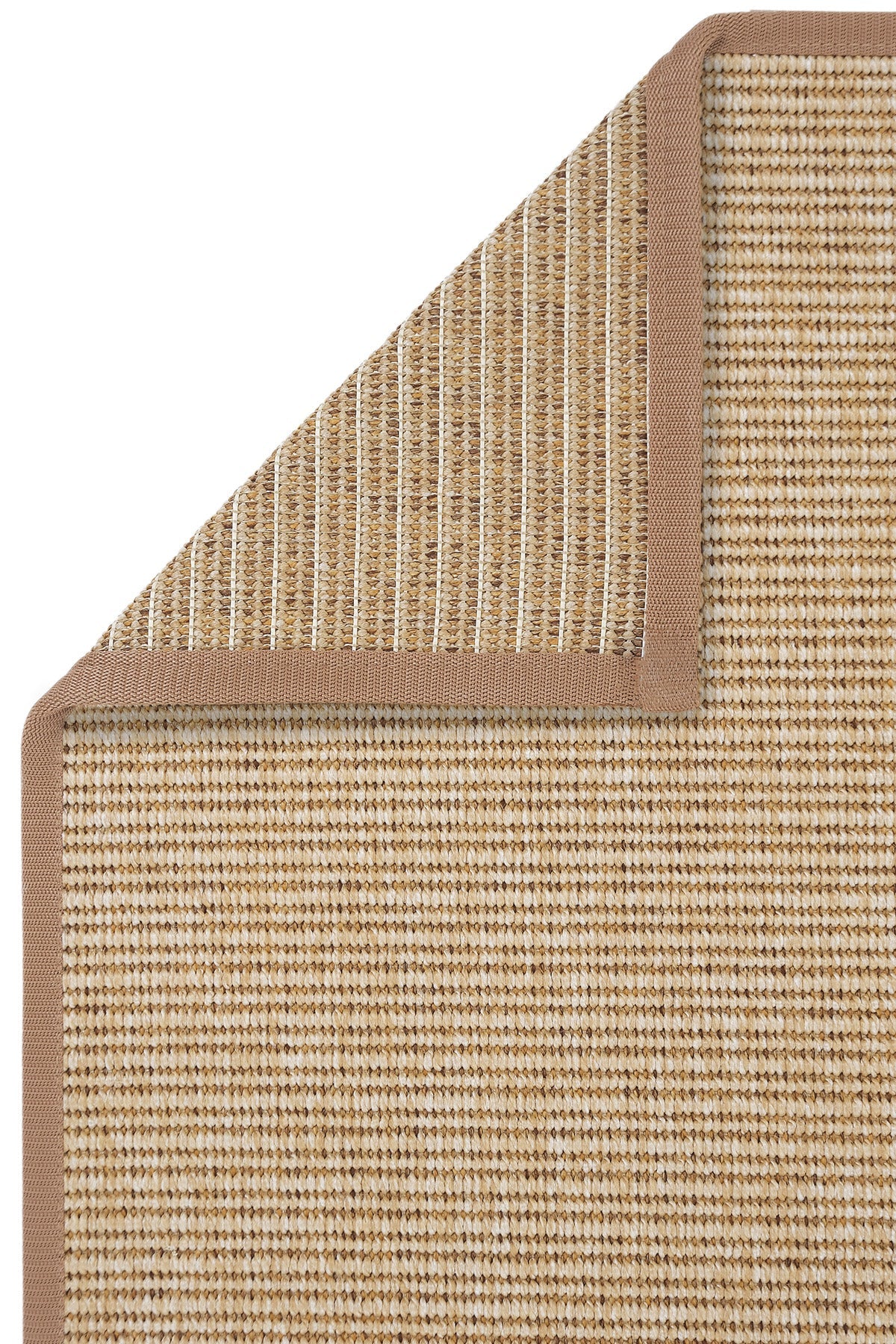 Madrid Vizon Biye Bordürlü Sisal Halı | Sisalart - Sisal Halı