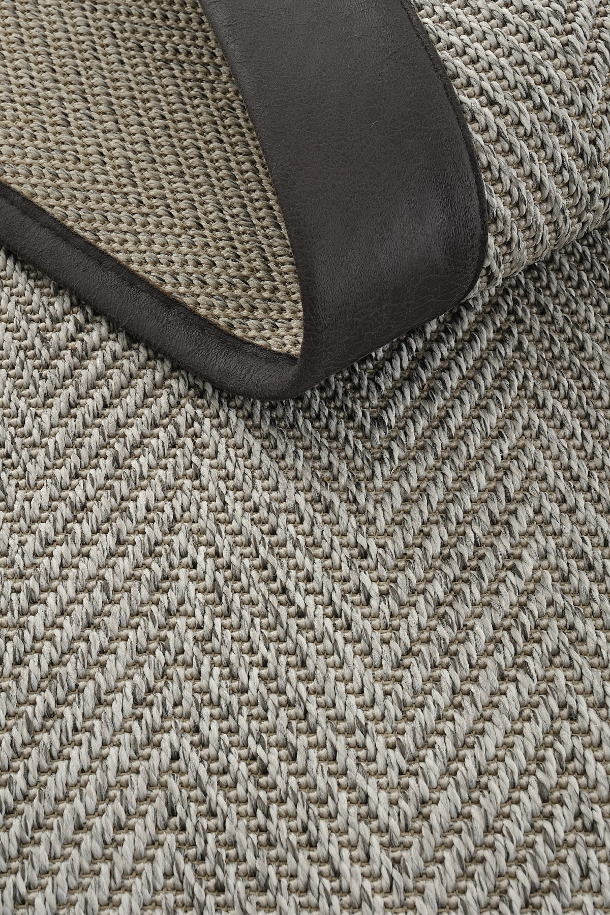 Monaco Deri Bordürlü Sisal Halı | Sisalart - Sisal Halı