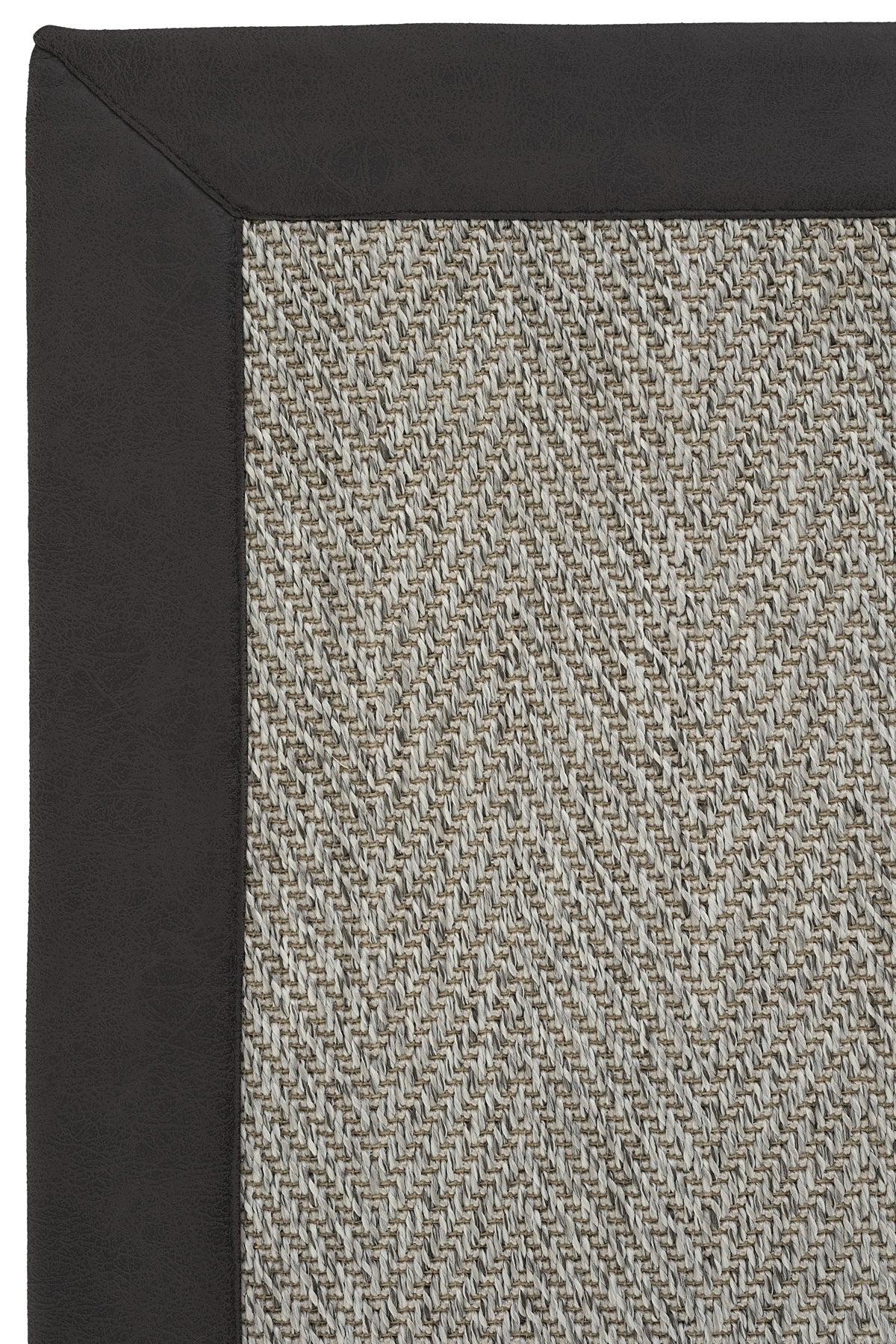 Monaco Deri Bordürlü Sisal Halı | Sisalart - Sisal Halı
