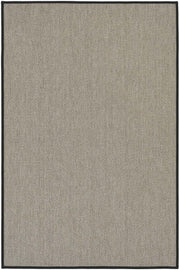Montana Siyah Biye Bordürlü Sisal Halı | Sisalart - Sisal Halı