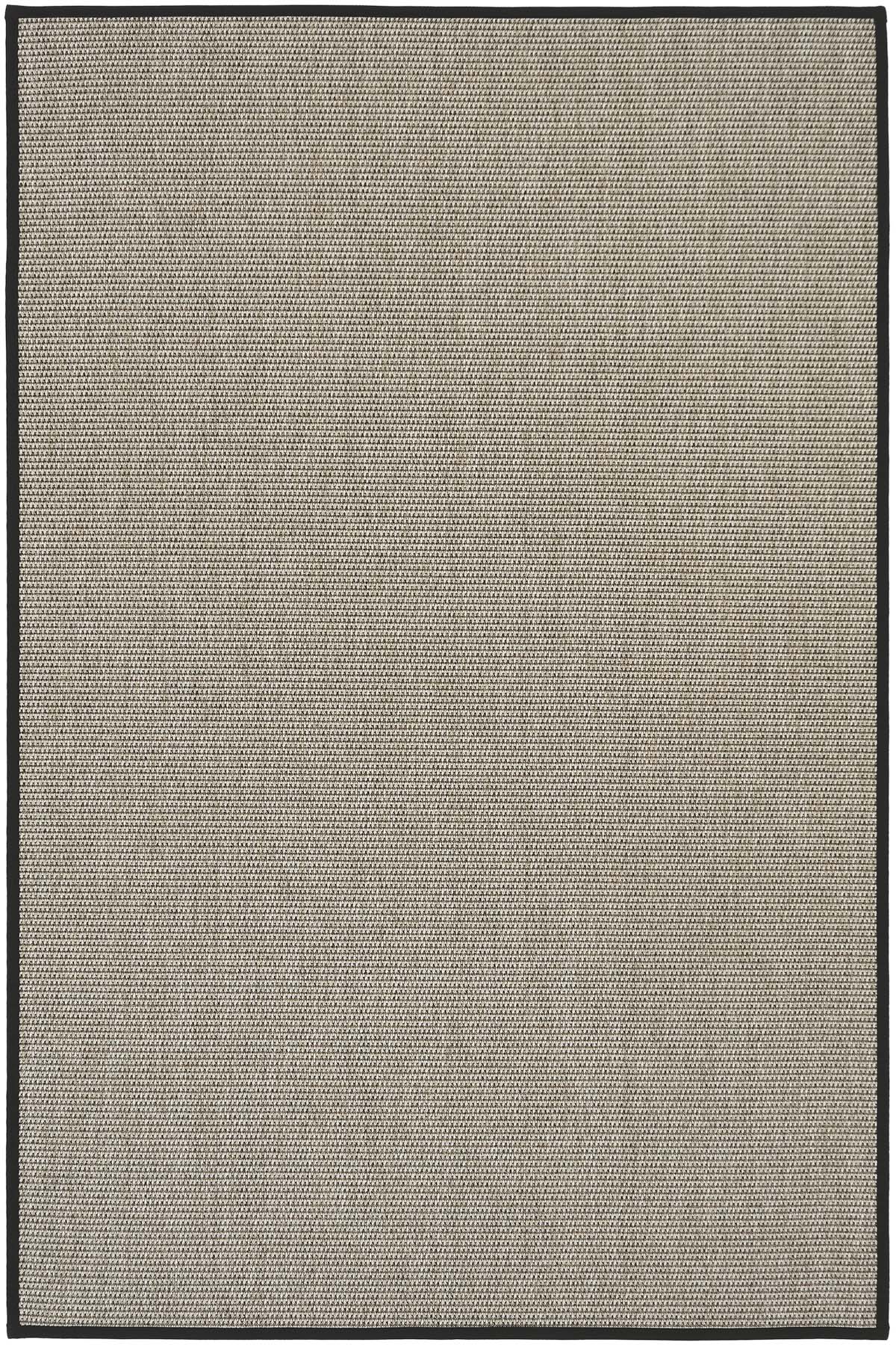 Montana Siyah Biye Bordürlü Sisal Halı | Sisalart - Sisal Halı