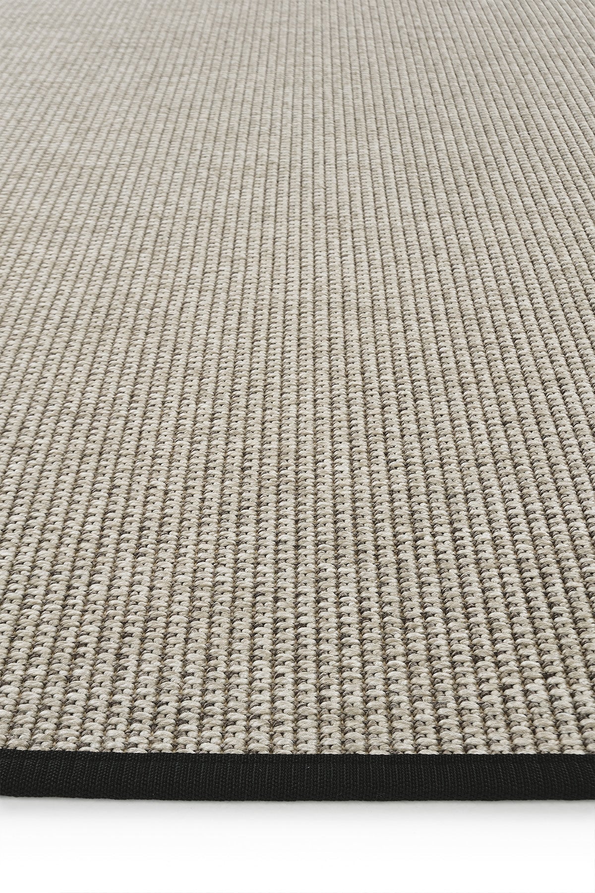 Montana Siyah Biye Bordürlü Sisal Halı | Sisalart - Sisal Halı