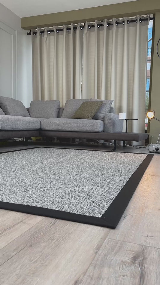 Sisalart Londra Keten Monterey Bordür Sisal Halı