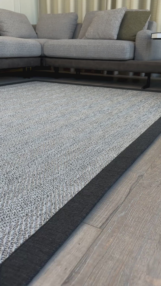 Sisalart Monaco Keten Bordür Sisal Halı