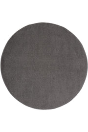 Puffy Yuvarlak Antrasit Tuft Halı | Sisalart - Sisal Halı