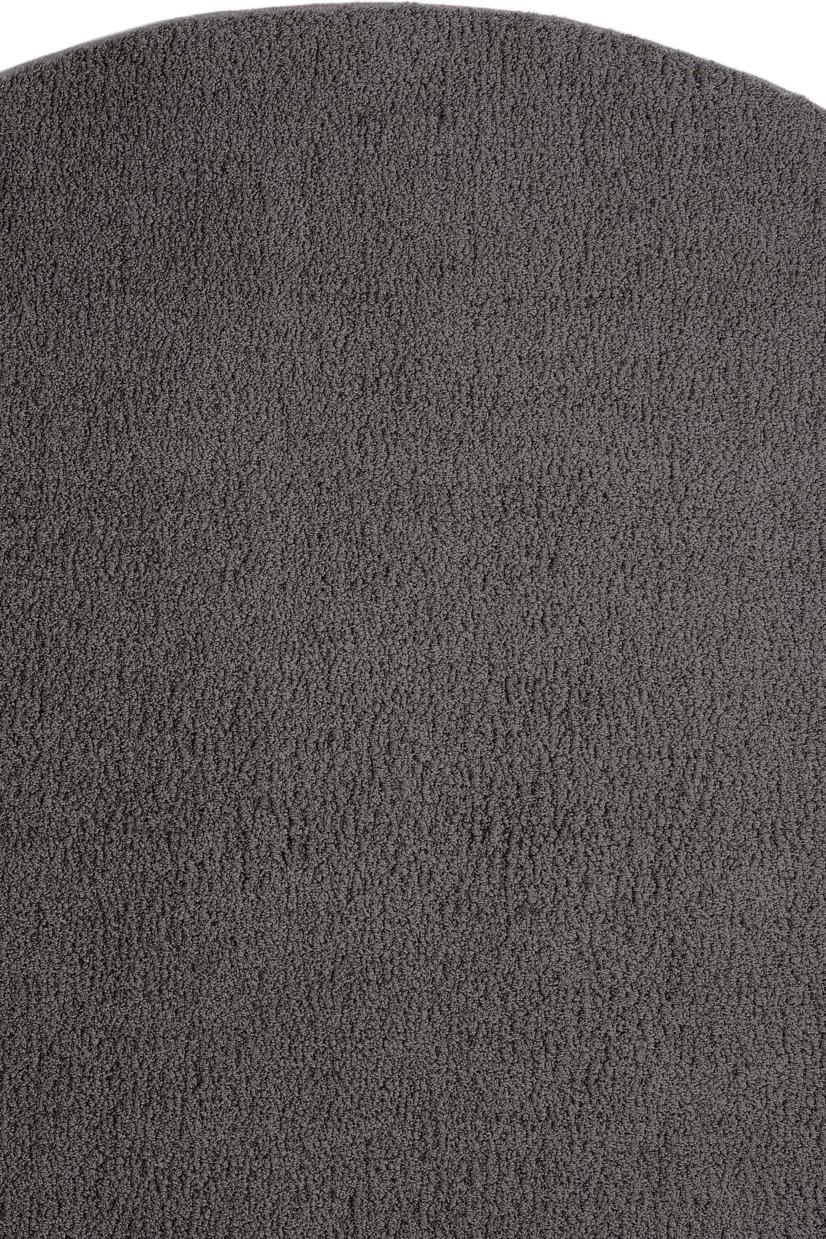 Puffy Yuvarlak Antrasit Tuft Halı | Sisalart - Sisal Halı