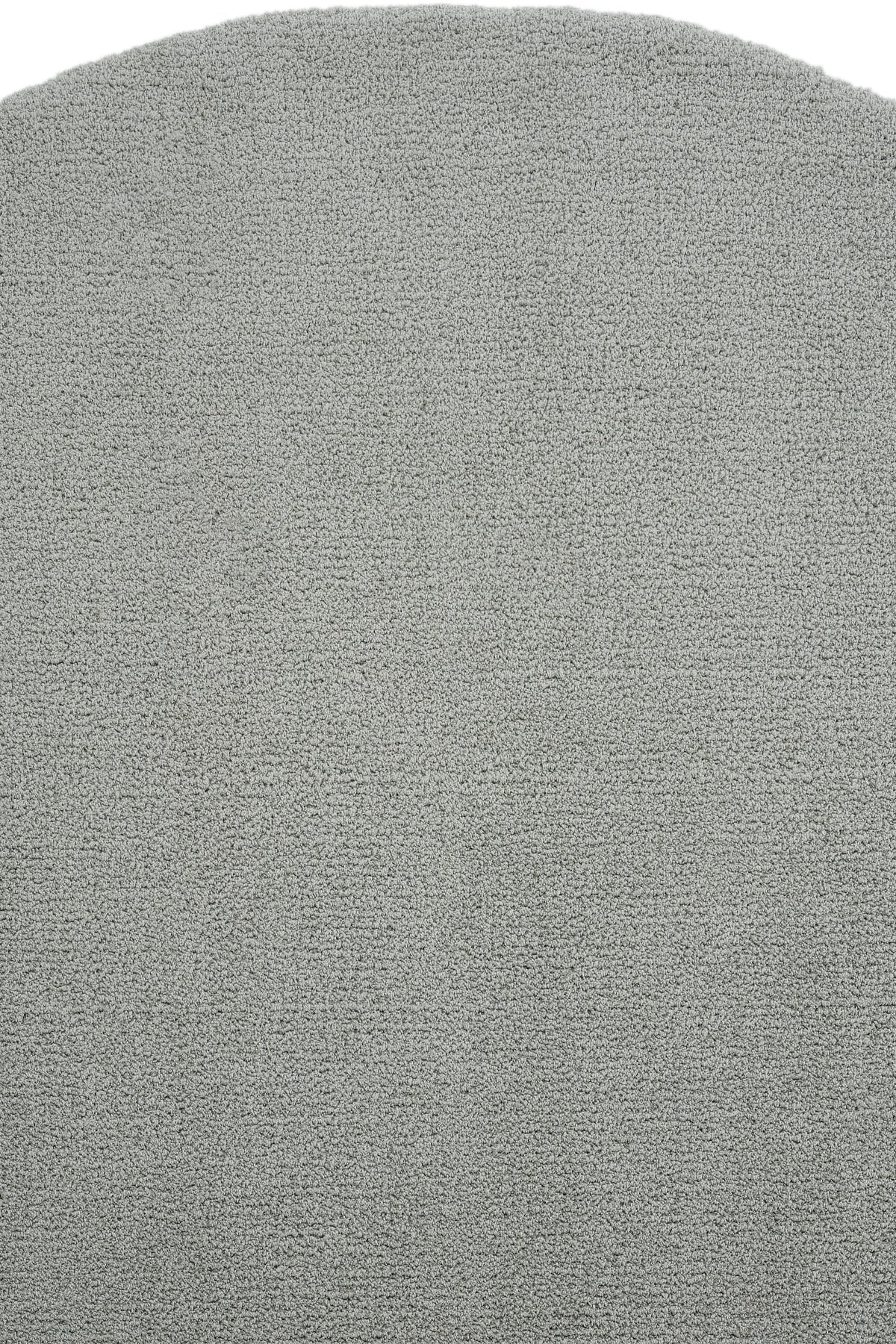 Puffy Yuvarlak Gri Tuft Halı | Sisalart - Sisal Halı