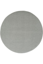 Puffy Yuvarlak Gri Tuft Halı | Sisalart - Sisal Halı