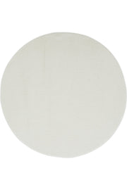 Puffy Yuvarlak Krem Tuft Halı | Sisalart - Sisal Halı