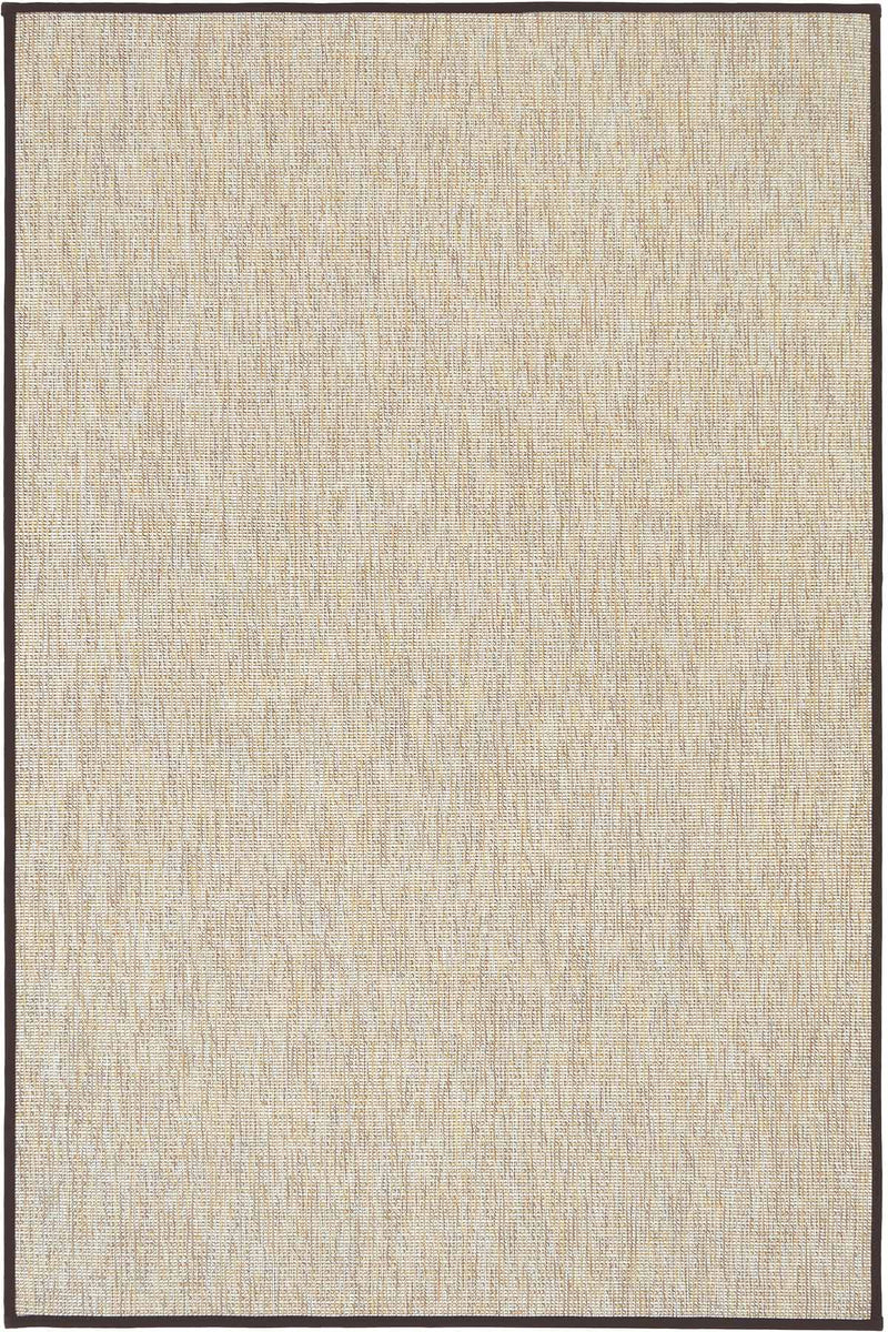 Roma Kahve Biye Bordürlü Sisal Halı | Sisalart - Sisal Halı