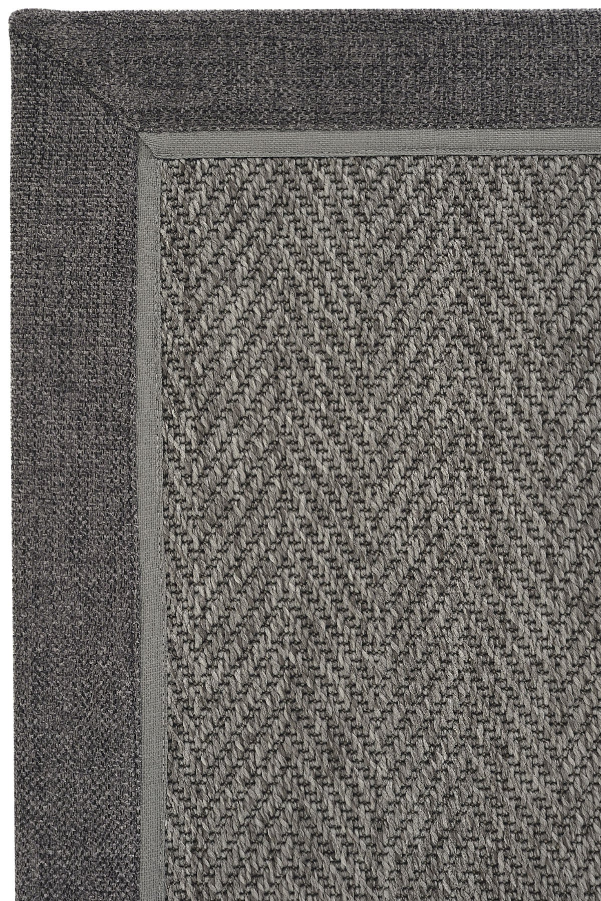 Sisalart Basel Keten Çift Bordür Sisal Halı - Sisal Halı