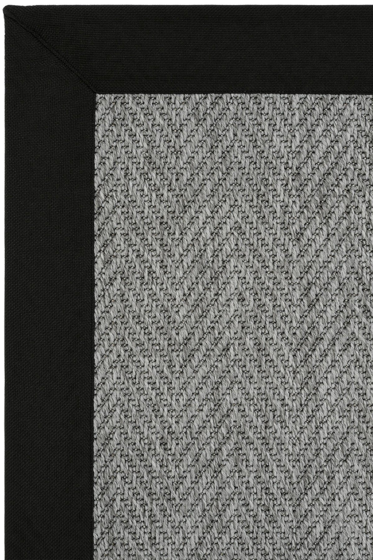 Sisalart Basel Siyah Keten Sisal Halı - Sisal Halı