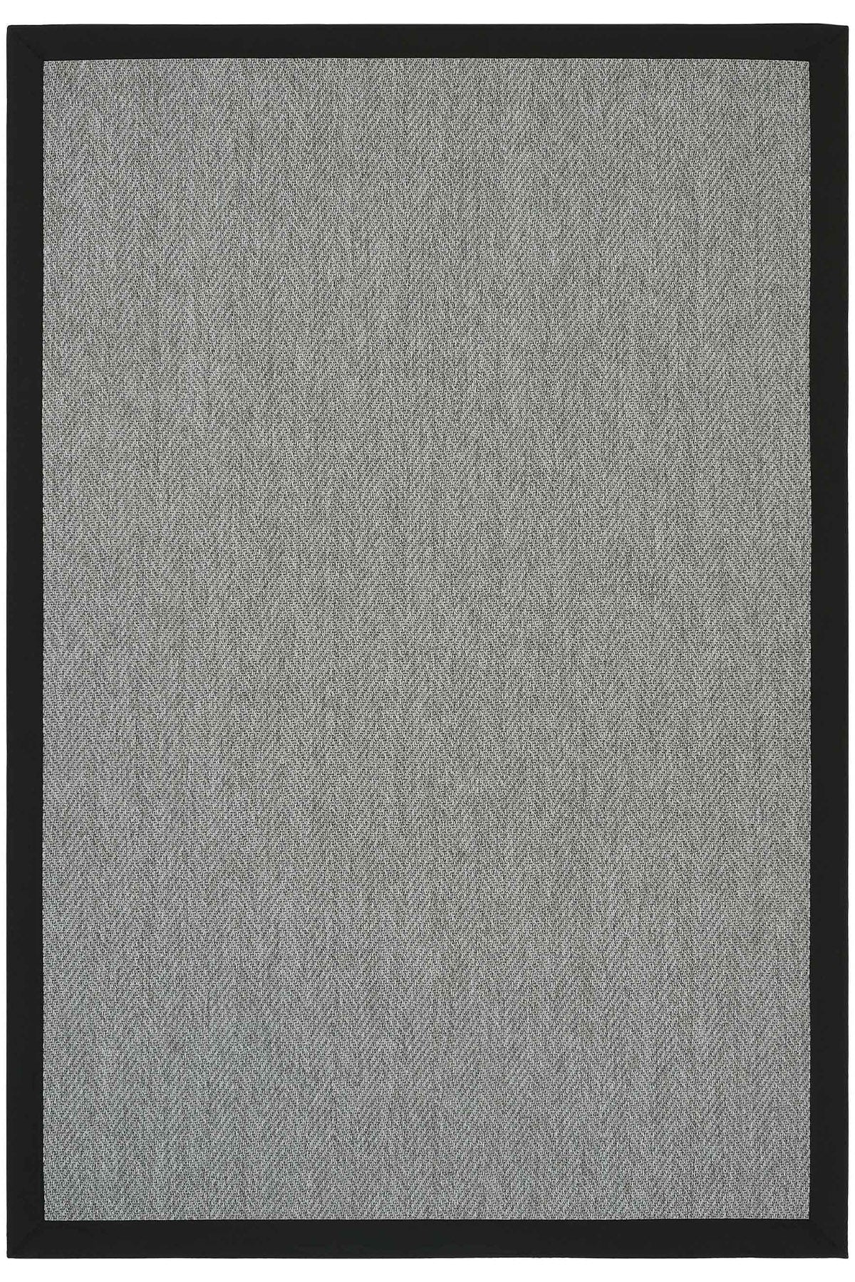 Sisalart Basel Siyah Keten Sisal Halı - Sisal Halı