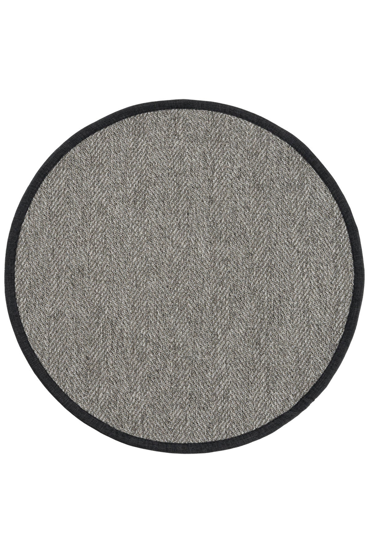 Sisalart Berlin Keten Bordür Yuvarlak Sisal Halı - Sisal Halı