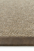 Resmi Galeri görüntüleyiciye yükleyin, Sisalart Boston Deri Medusa Bordür Sisal Halı - Sisal Halı
