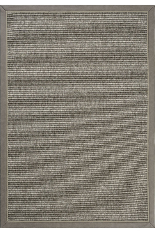 Sisalart Leon Deri Casa Çift Bordür Sisal Halı - Sisal Halı