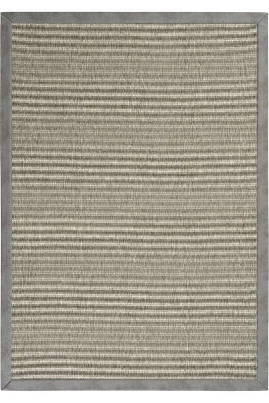 Sisalart Leon Deri Medusa Bordür Sisal Halı - Sisal Halı