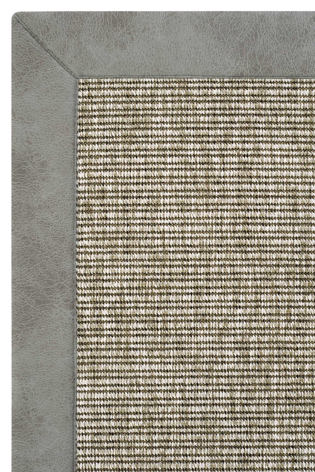 Sisalart Leon Deri Medusa Bordür Sisal Halı - Sisal Halı