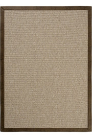 Sisalart Lizbon Deri Medusa Bordür Sisal Halı - Sisal Halı