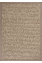 Sisalart Lizbon Keten Monterey Bordür Sisal Halı - Sisal Halı