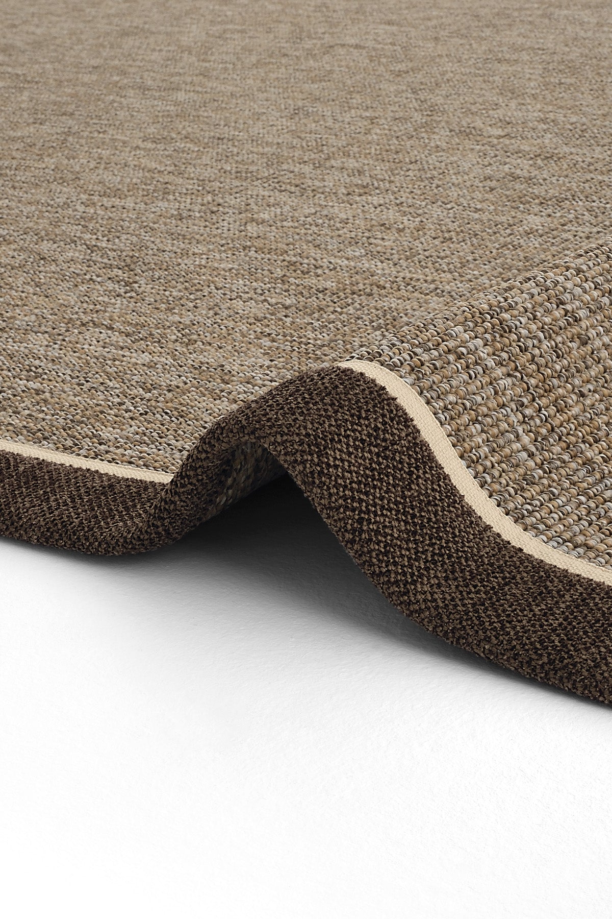 Sisalart Lizbon Keten Napoli Çift Bordür Sisal Halı - Sisal Halı